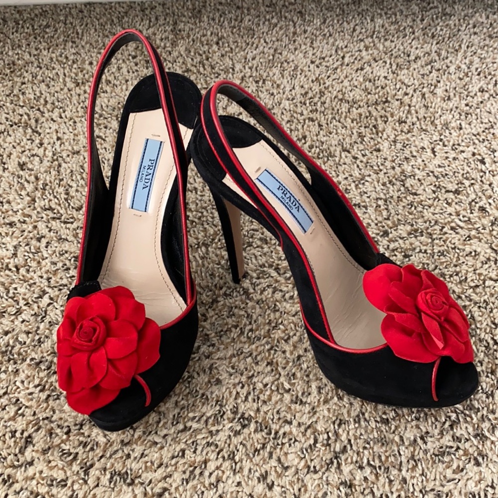 BRAND NEW PRADA SLINGBACKS size 36.5